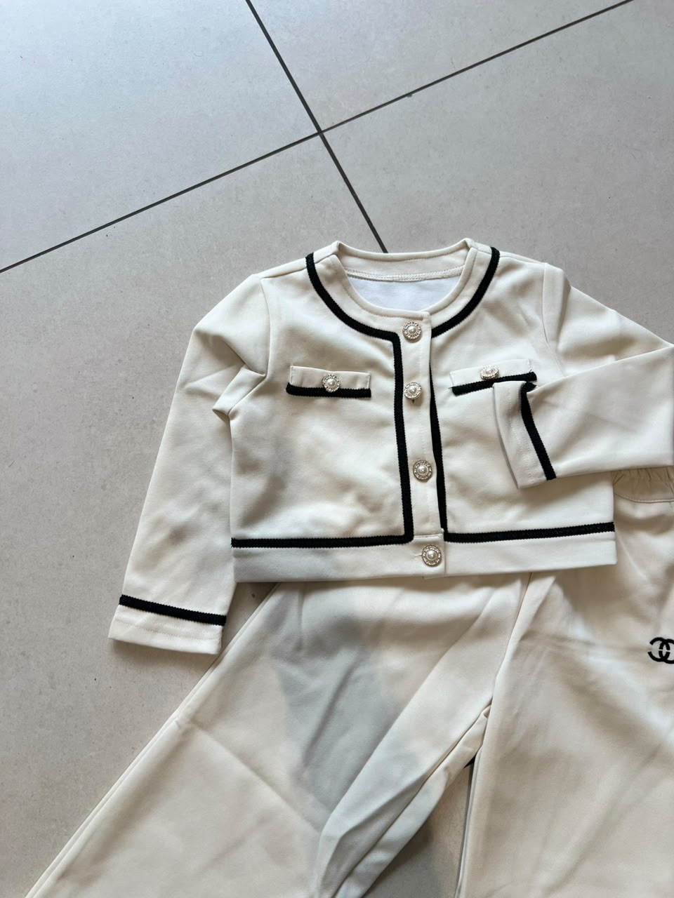 Everyday Two-Piece Outfit Set for Kids | Ages 3–8, back view, aataa kidd