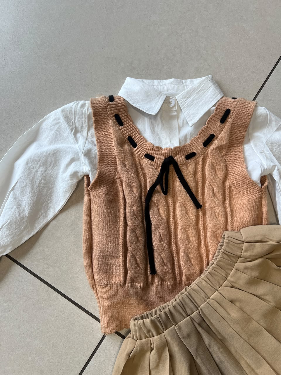 Coordinated Top and Bottom Casual Set for Girls | Ages 1–6, lifestyle view, aataa kidd