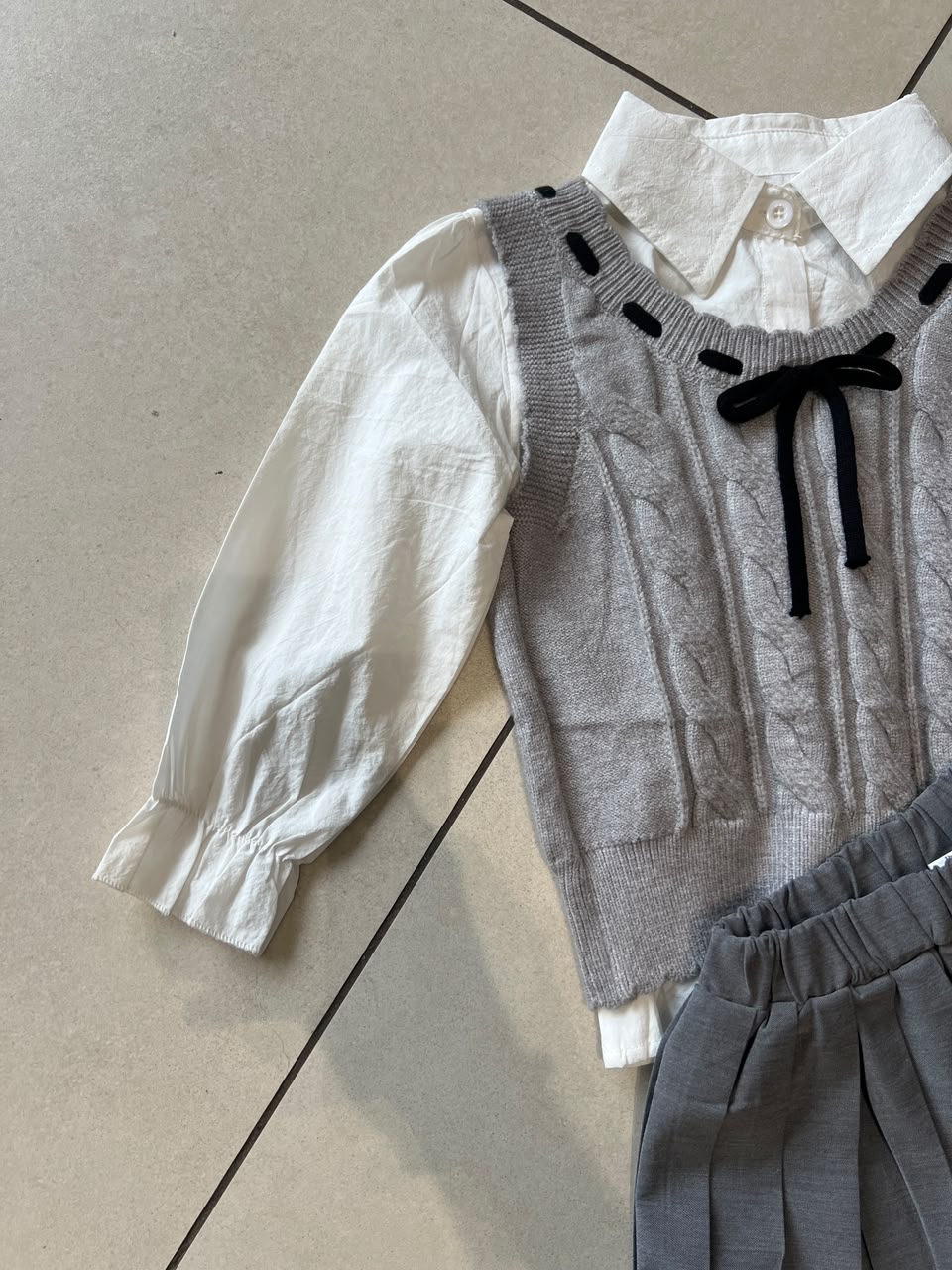 Coordinated Top and Bottom Casual Set for Girls | Ages 3–6, lifestyle view, aataa kidd