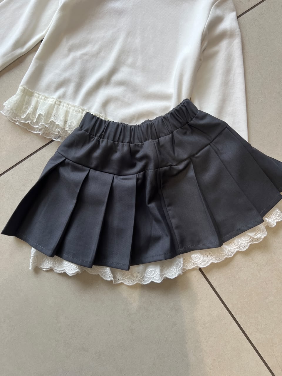 Coordinated Top and Bottom Casual Set for Girls | Ages 1–6, lifestyle view, aataa kidd