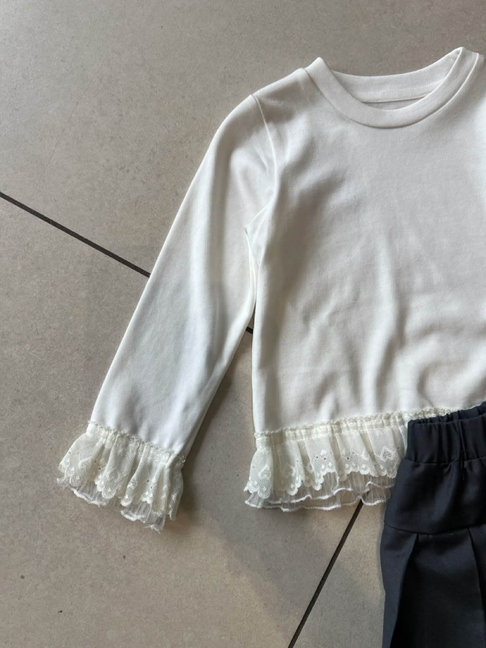 Coordinated Top and Bottom Casual Set for Girls | Ages 1–6, back view, aataa kidd