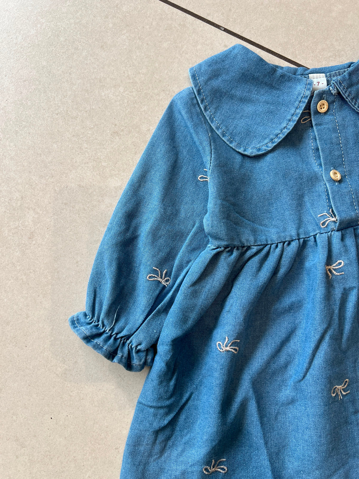 Casual Cotton Tiered Frock for Girls | Ages 1–6, hem detail, aataa kidd