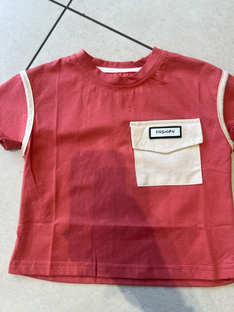 Everyday Crewneck Graphic Cotton T-Shirt for Kids | Ages 1–6, front view, aataa kidd