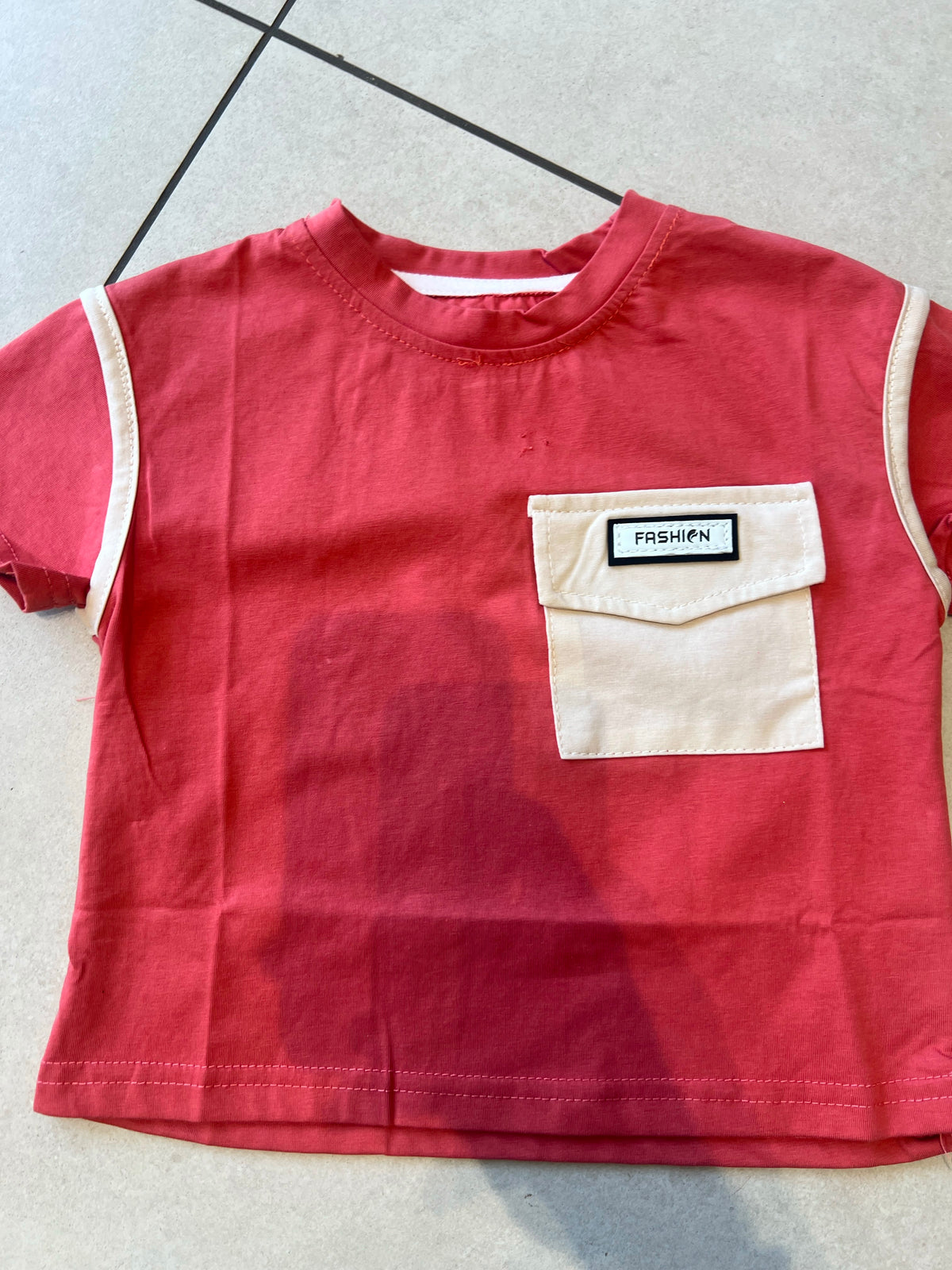 Everyday Crewneck Graphic Cotton T-Shirt for Kids | Ages 1–6, cuff detail, aataa kidd