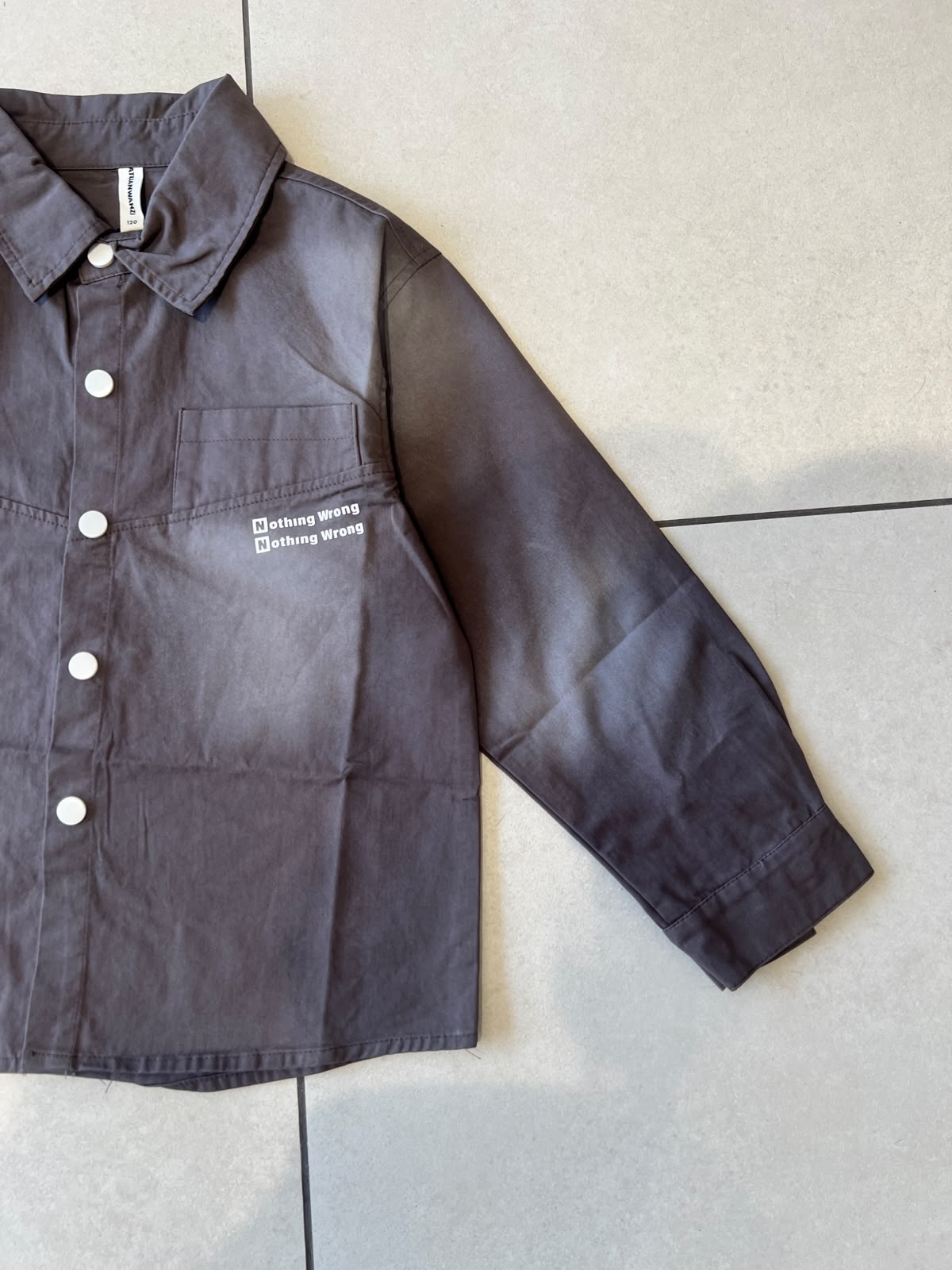 Classic Button-Down Casual Shirt for Boys | Ages 4–10, back view, aataa kidd