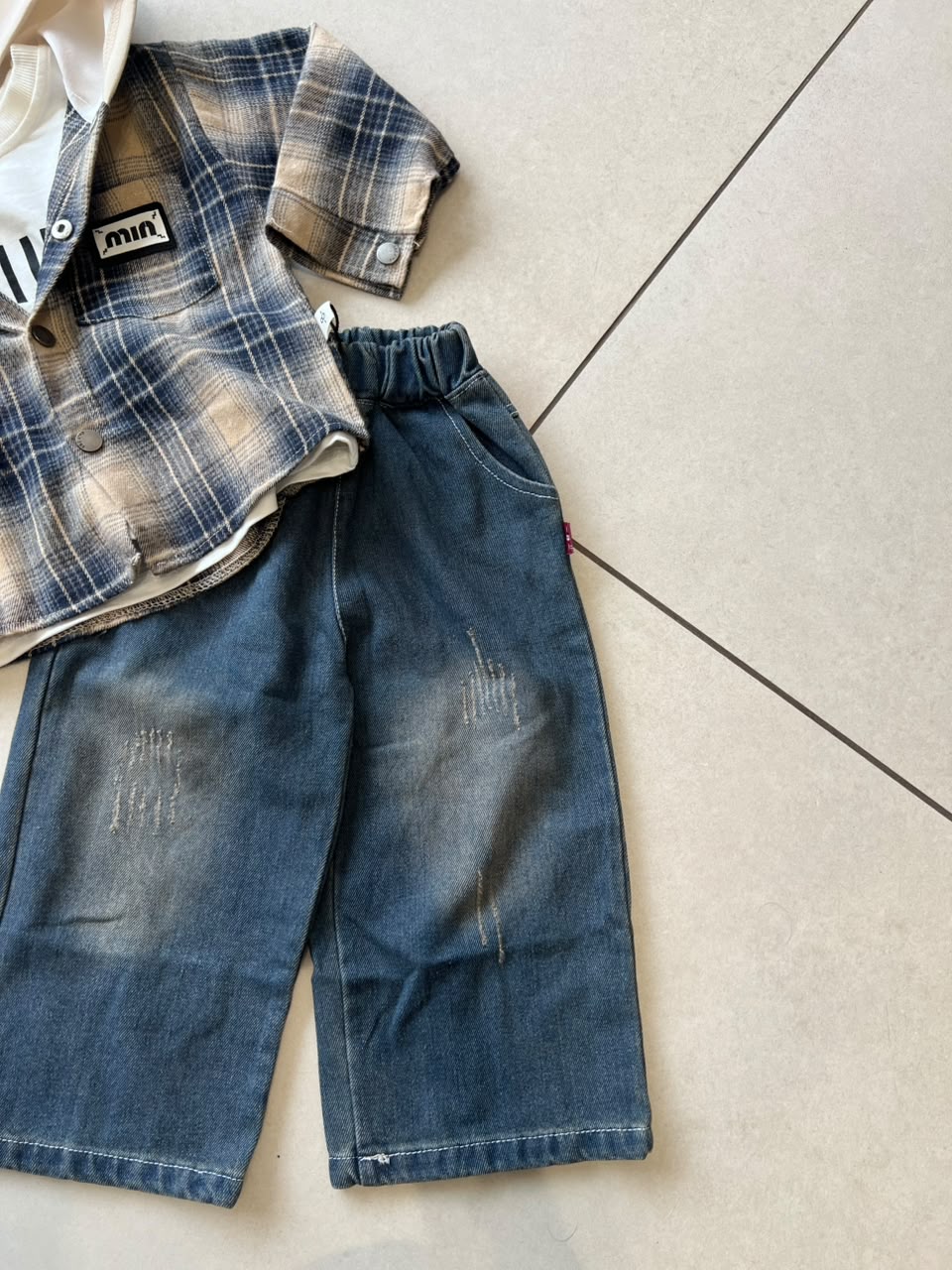 Everyday Two-Piece Outfit Set for Kids | Ages 1–6, cuff detail, aataa kidd