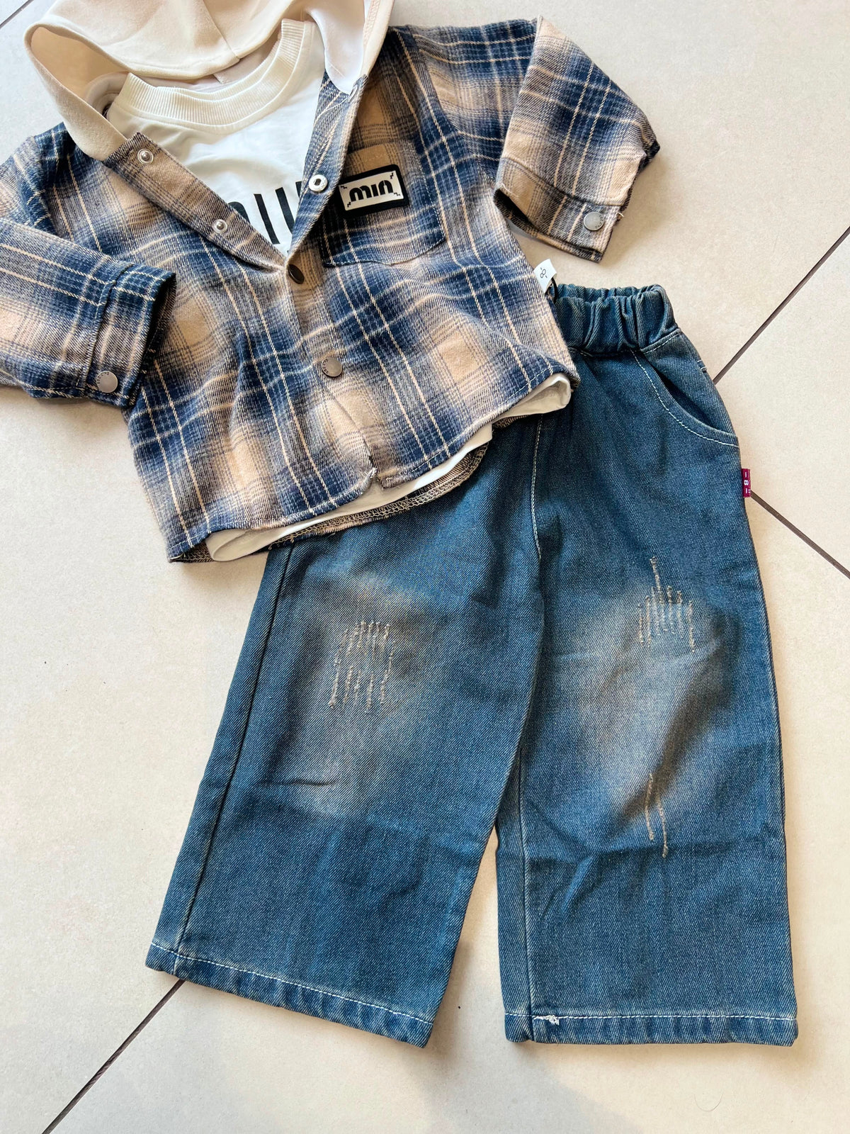 Everyday Two-Piece Outfit Set for Kids | Ages 1–6, flat lay, aataa kidd