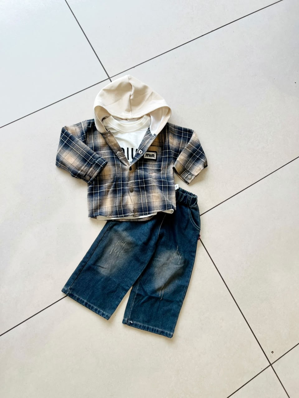 Everyday Two-Piece Outfit Set for Kids | Ages 1–6, collar detail, aataa kidd