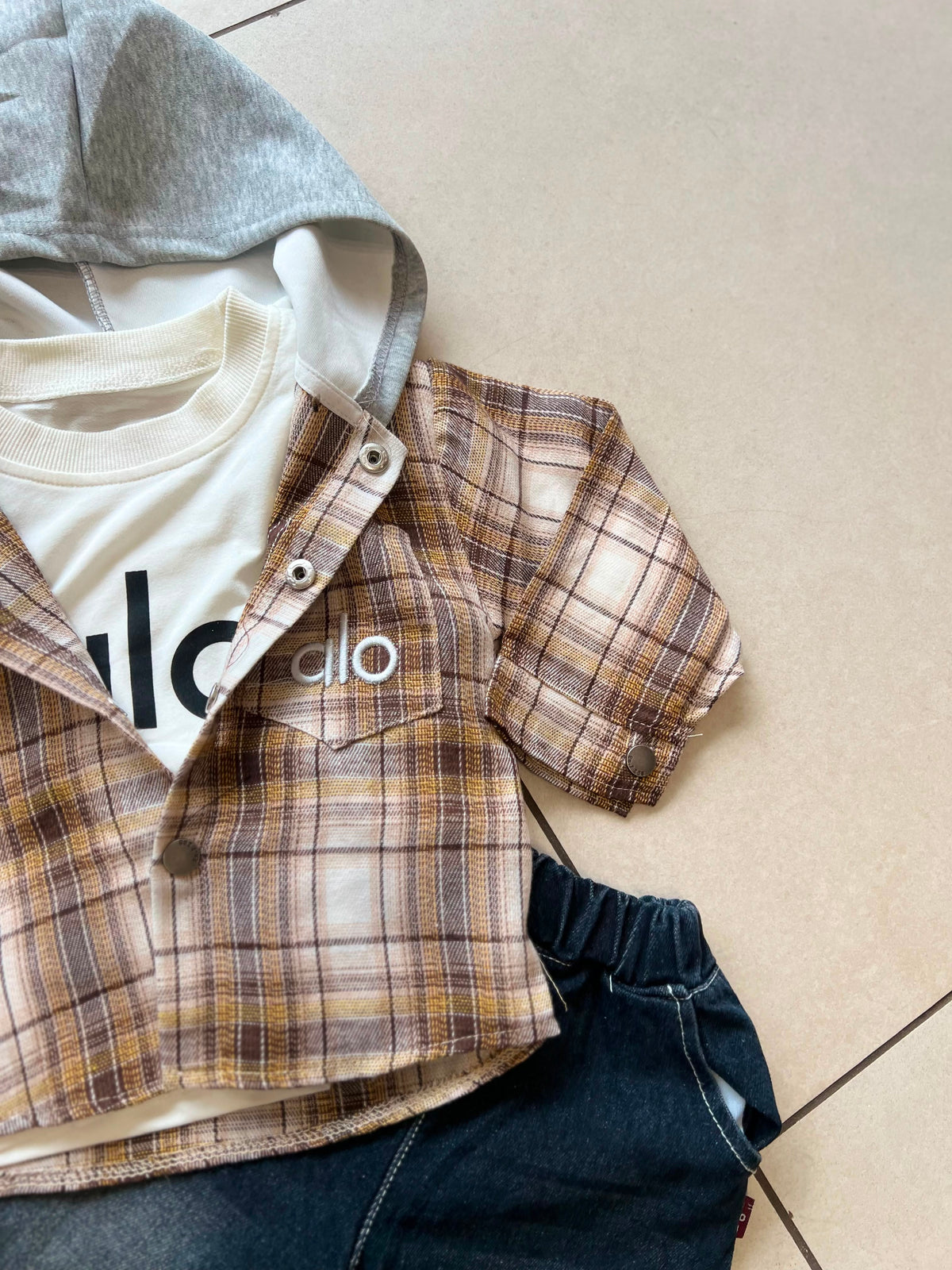 Everyday Two-Piece Outfit Set for Kids | Ages 1–6, flat lay, aataa kidd