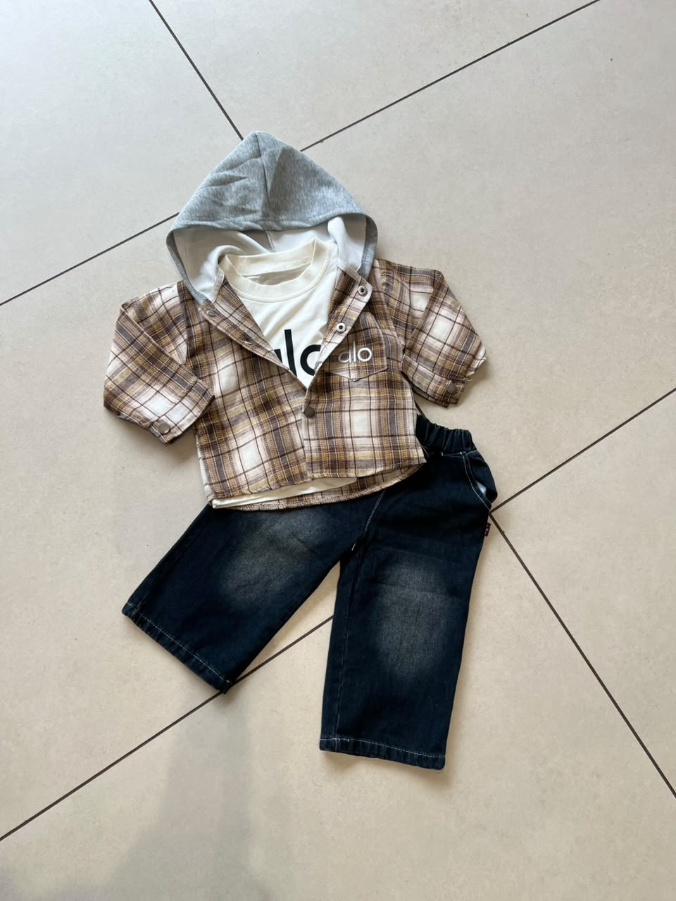Everyday Two-Piece Outfit Set for Kids | Ages 1–6, cuff detail, aataa kidd