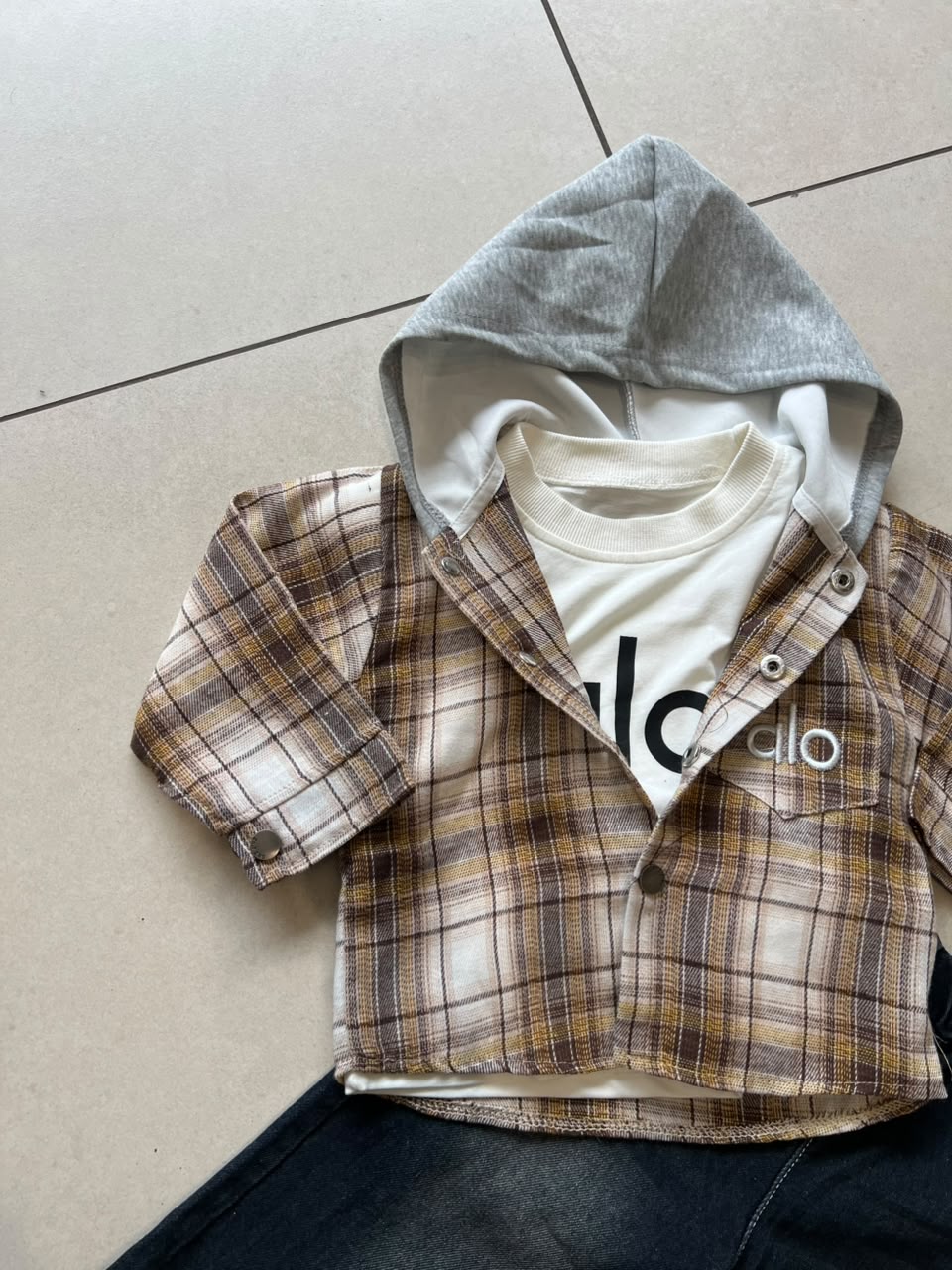 Everyday Two-Piece Outfit Set for Kids | Ages 1–6, close-up texture, aataa kidd