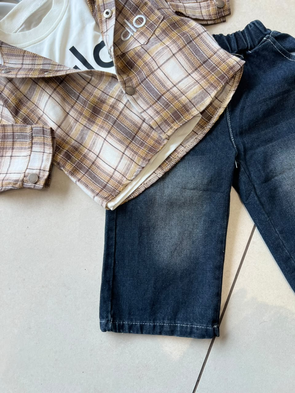Everyday Two-Piece Outfit Set for Kids | Ages 1–6, detail view, aataa kidd