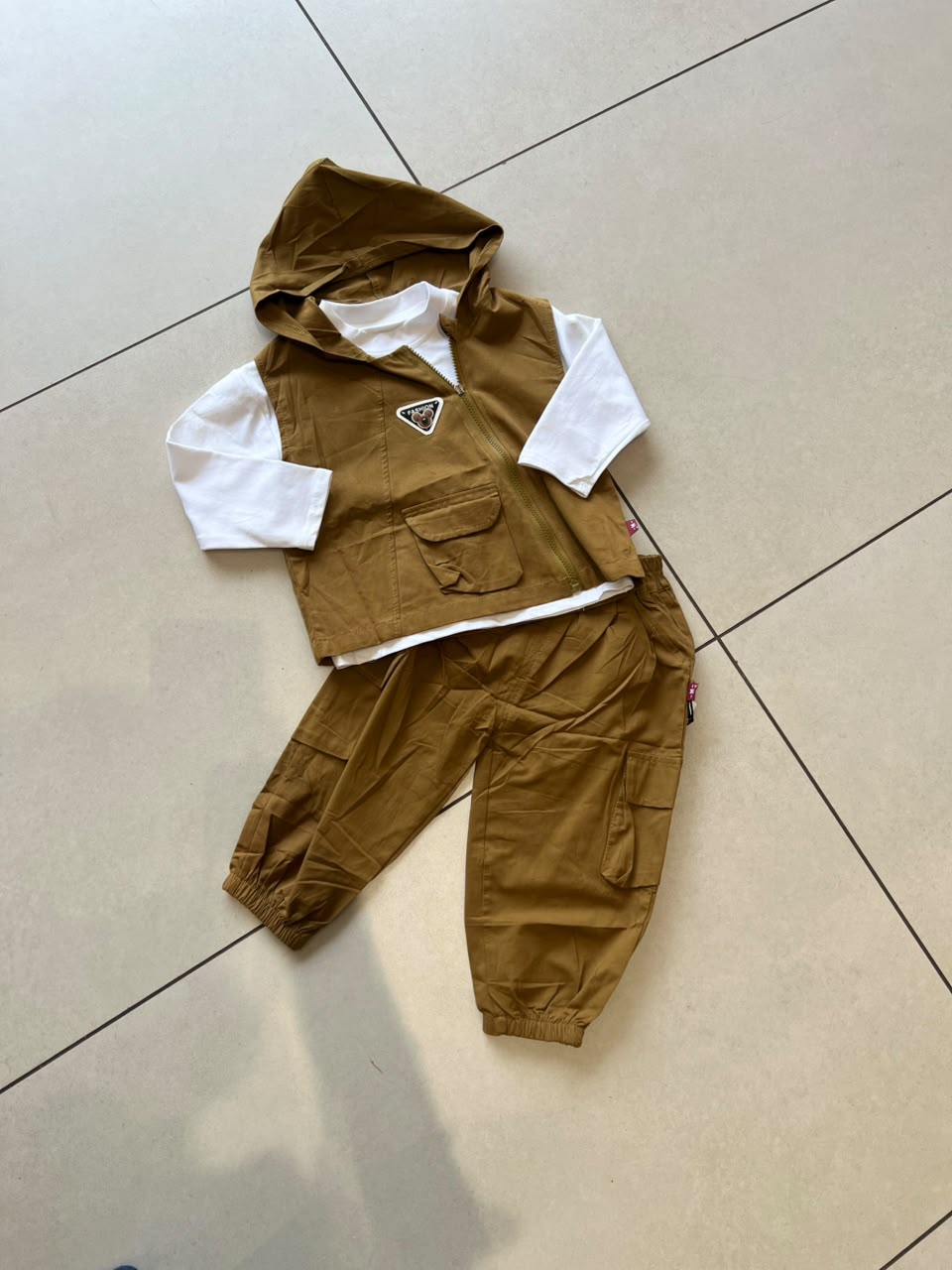 Everyday Two-Piece Outfit Set for Kids | Ages 2–5, close-up texture, aataa kidd