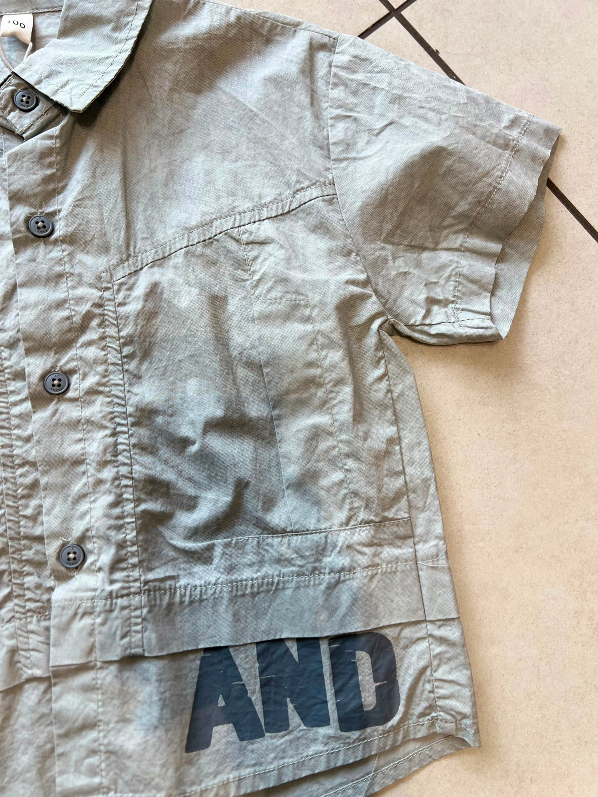 Classic Button-Down Casual Shirt for Boys | Ages 2–3, view 11, aataa kidd