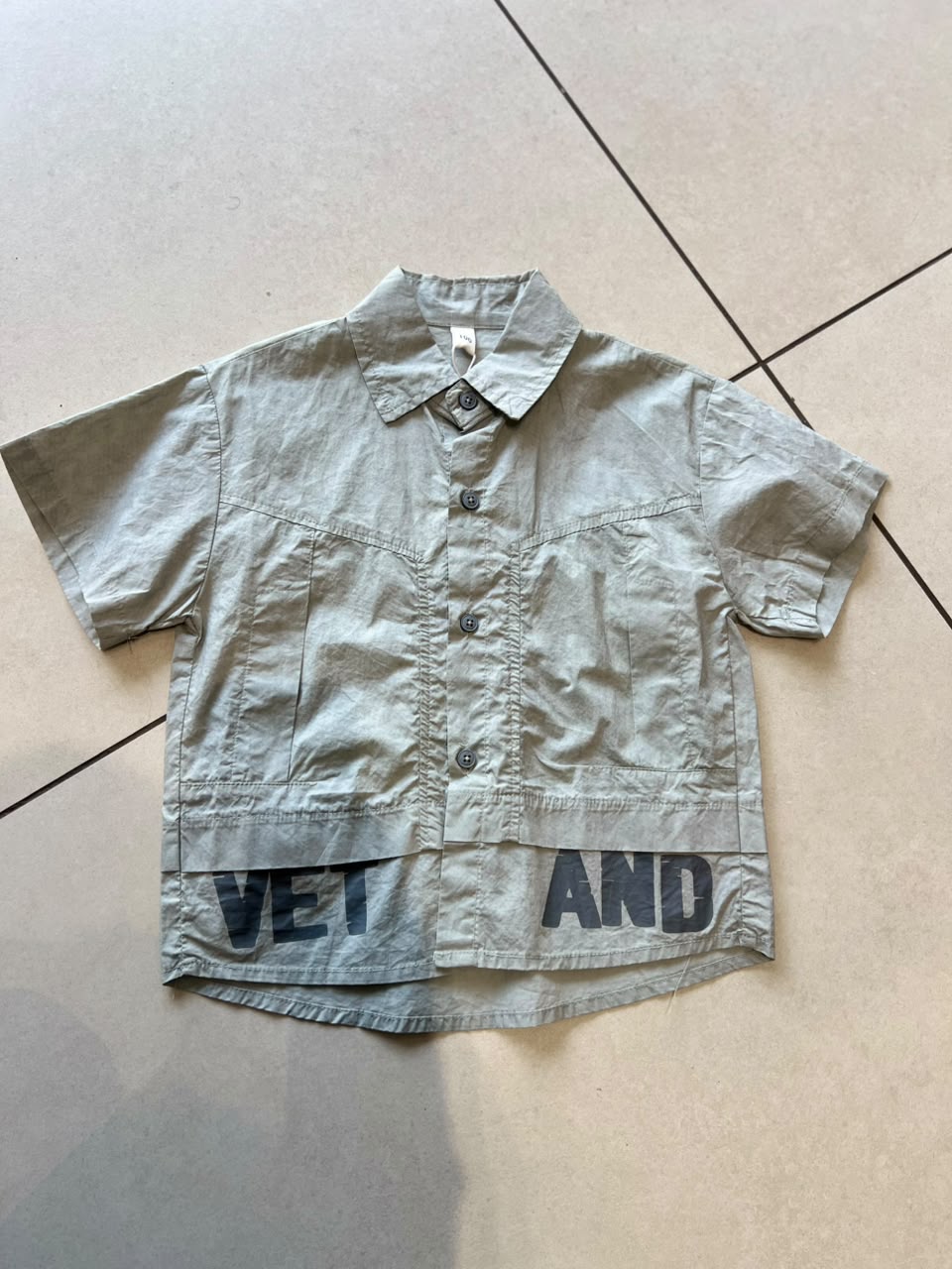 Classic Button-Down Casual Shirt for Boys | Ages 2–3, cuff detail, aataa kidd
