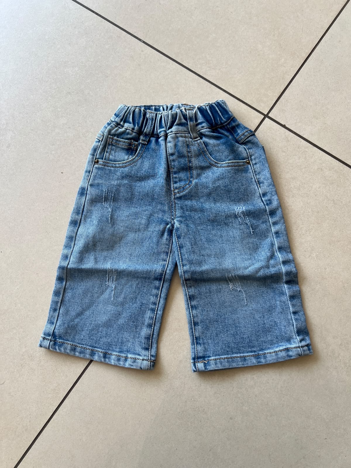 Comfort Stretch Everyday Casual Pants for Kids | Ages 9M–5Y, front view, aataa kidd