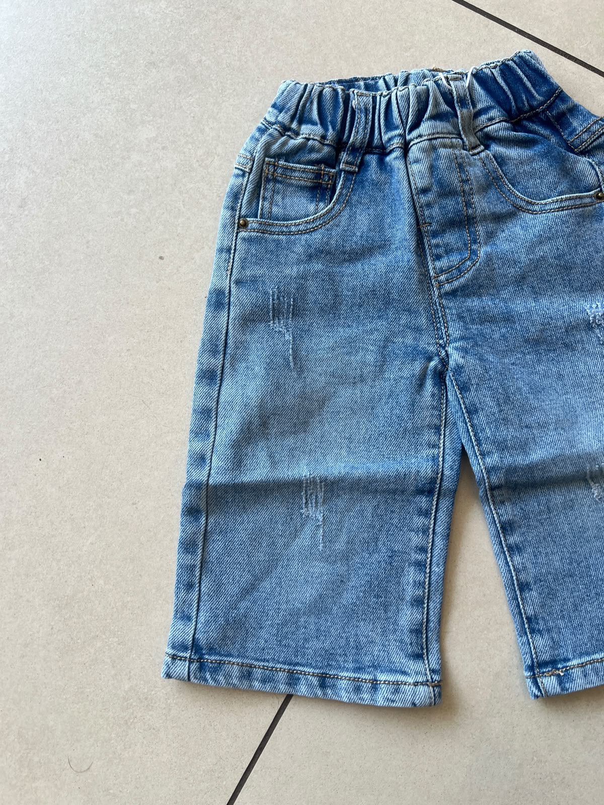 Comfort Stretch Everyday Casual Pants for Kids | Ages 9M–5Y, close-up texture, aataa kidd