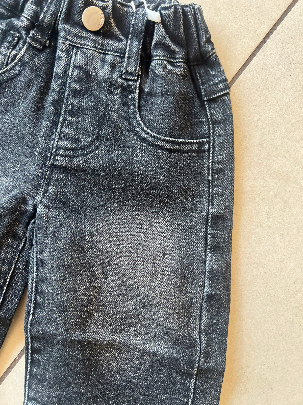 Comfort Stretch Everyday Casual Pants for Kids | Ages 6M–3Y, pocket detail, aataa kidd