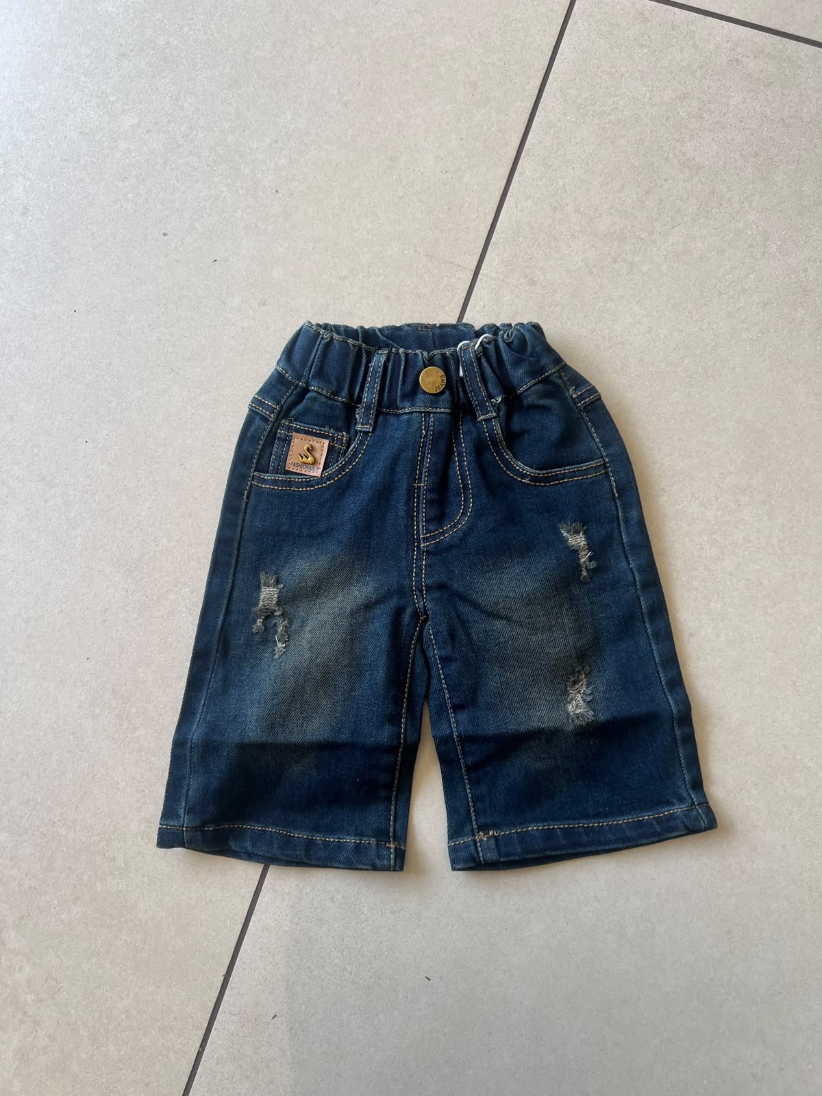 Comfort Stretch Everyday Casual Pants for Kids | Ages 6M–3Y, back view, aataa kidd