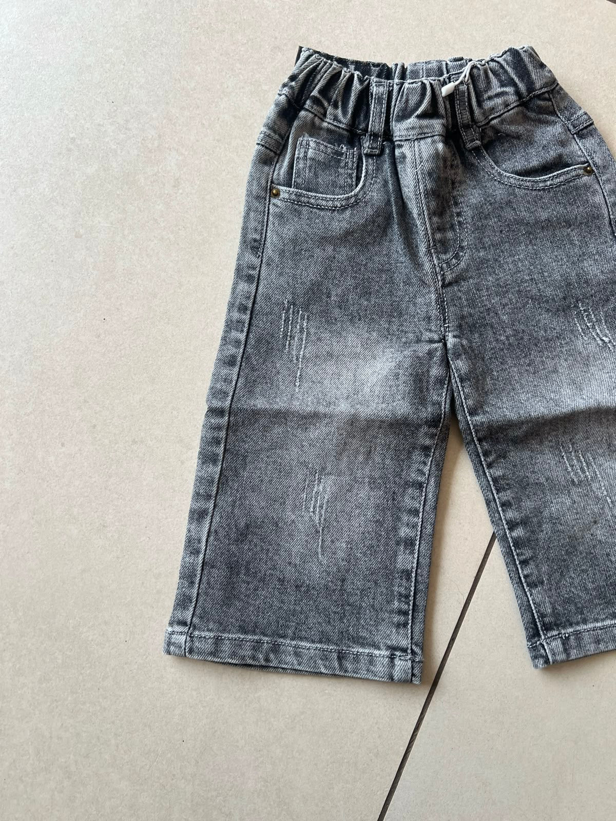 Comfort Stretch Everyday Casual Pants for Kids | Ages 9M–5Y, close-up texture, aataa kidd