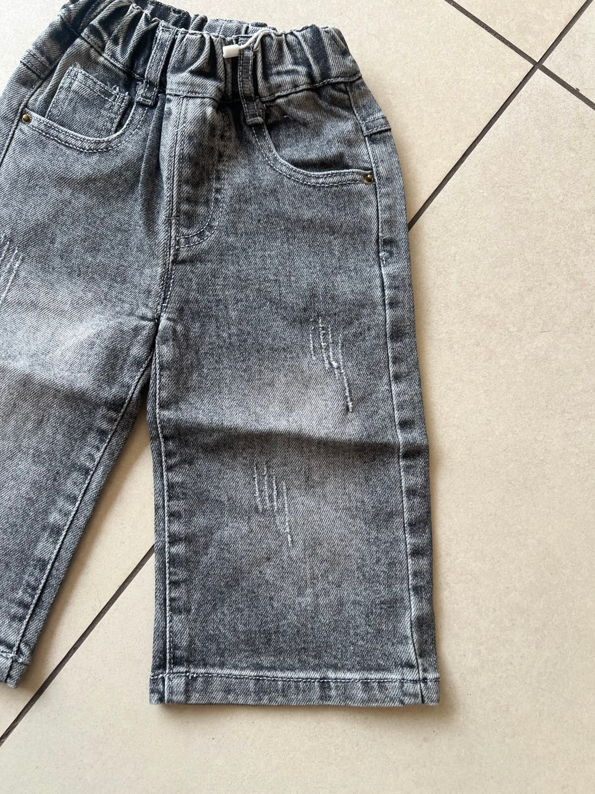 Comfort Stretch Everyday Casual Pants for Kids | Ages 9M–5Y, back view, aataa kidd