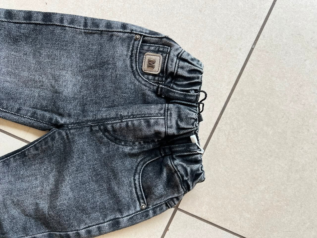 Comfort Stretch Everyday Casual Pants for Kids | Ages 6M–3Y, front view, aataa kidd