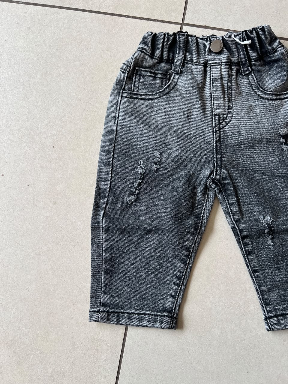 Comfort Stretch Everyday Casual Pants for Kids | Ages 9M–5Y, back view, aataa kidd