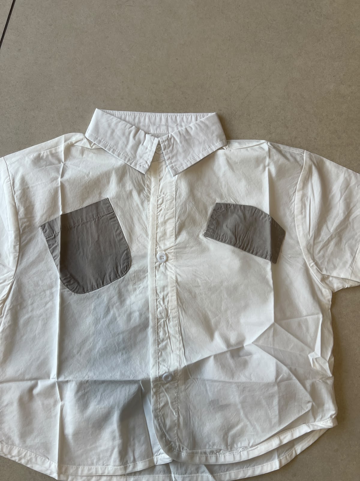 Classic Button-Down Casual Shirt for Boys | Ages 3–9, close-up texture, aataa kidd