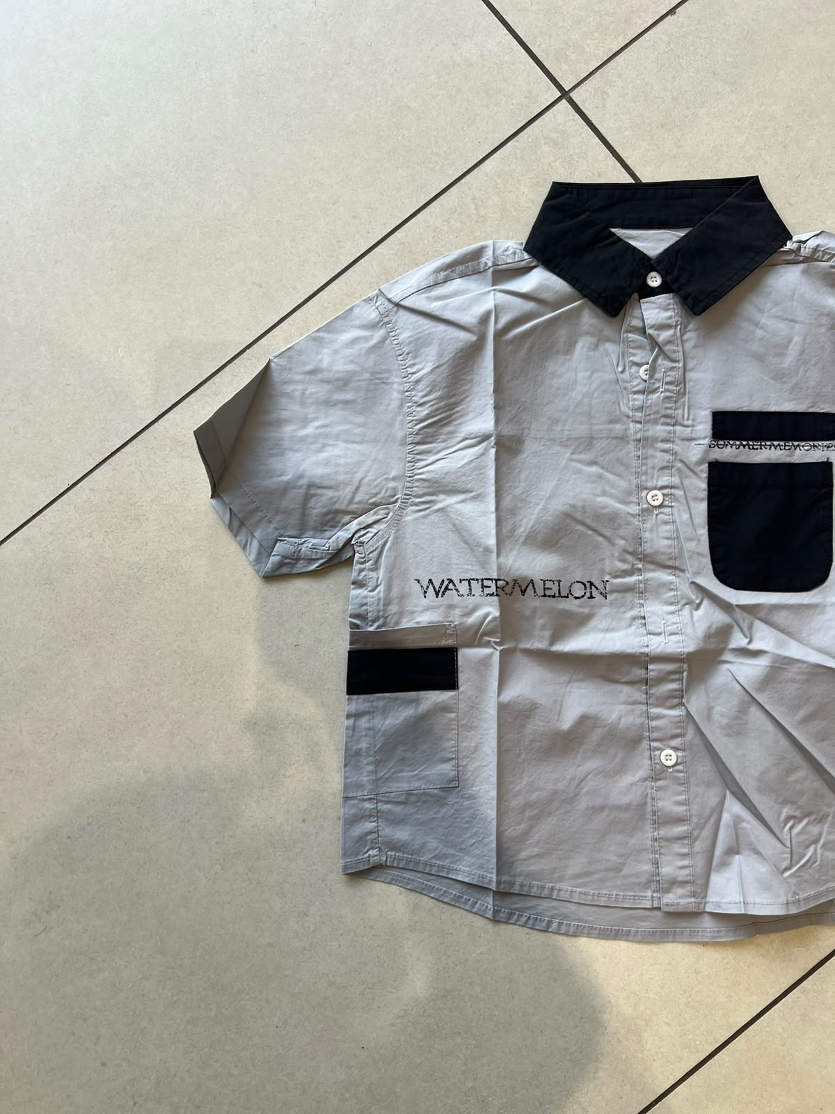 Classic Button-Down Casual Shirt for Boys | Ages 3–9, back view, aataa kidd