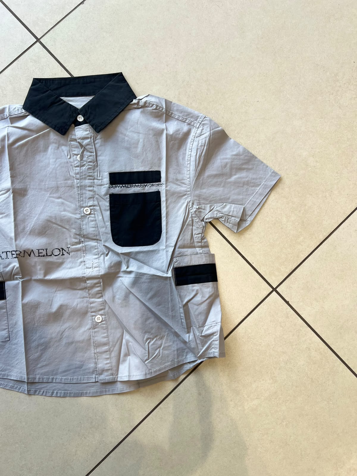 Classic Button-Down Casual Shirt for Boys | Ages 3–9, detail view, aataa kidd