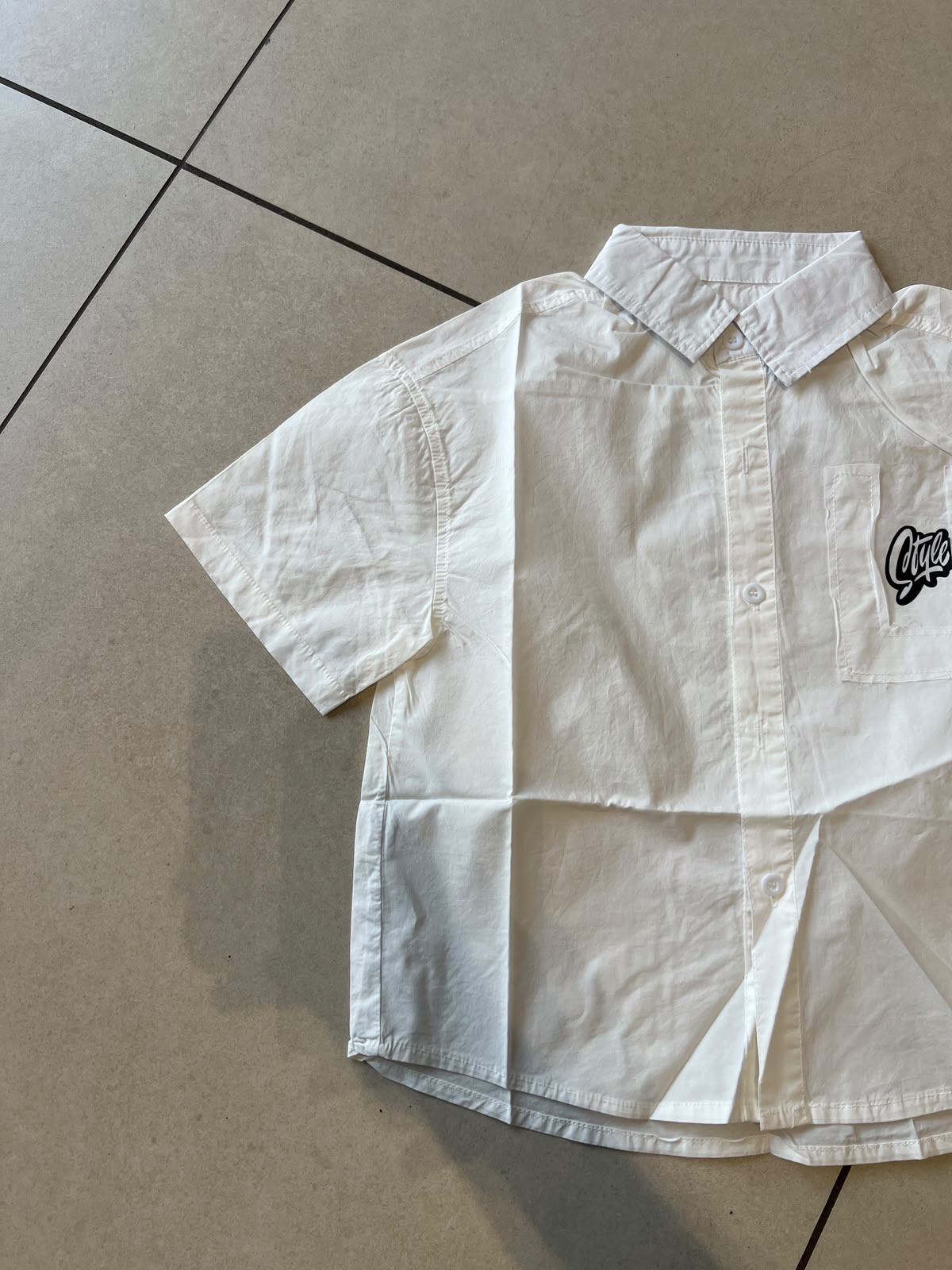 Classic Button-Down Casual Shirt for Boys | Ages 3–9, detail view, aataa kidd