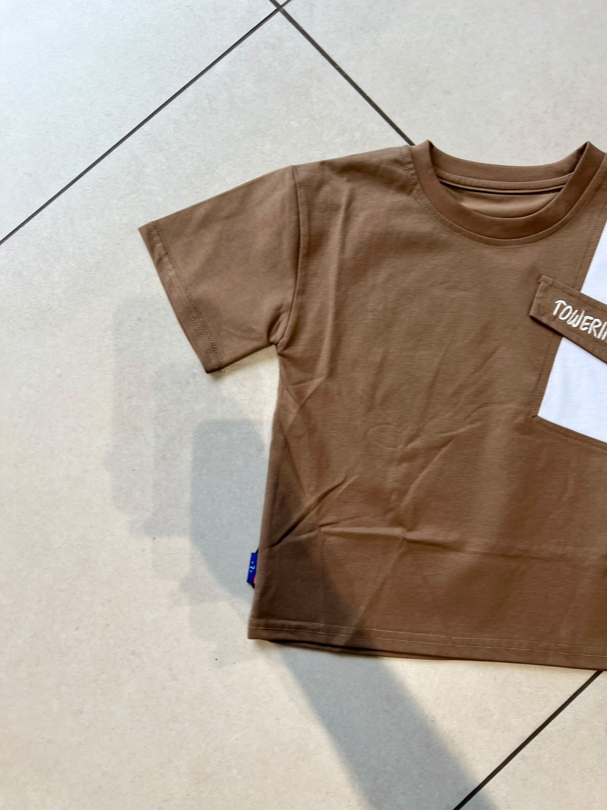 Everyday Crewneck Graphic Cotton T-Shirt for Kids | Ages 3–9, cuff detail, aataa kidd