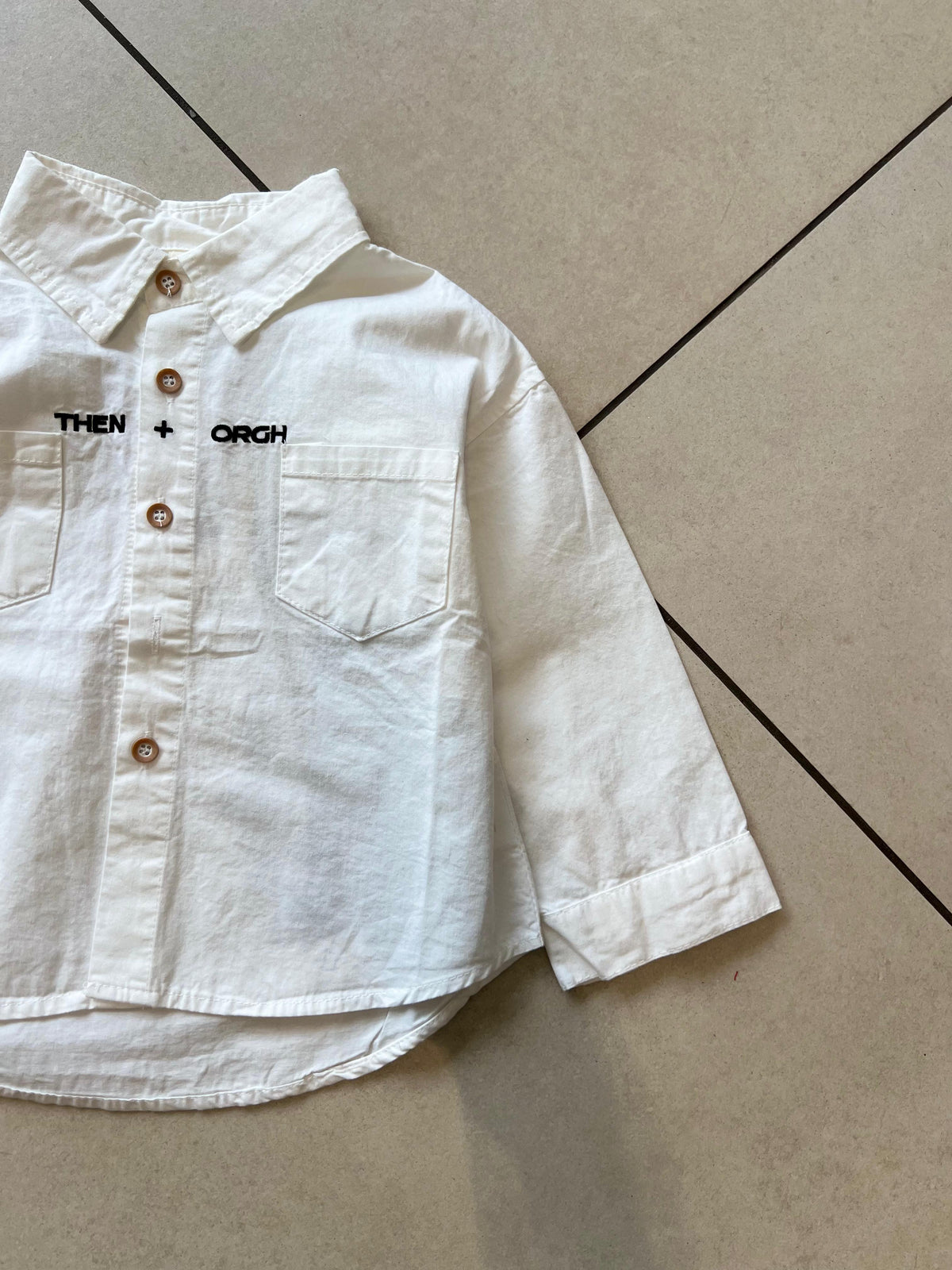Classic Button-Down Casual Shirt for Boys | Ages 4–6, collar detail, aataa kidd
