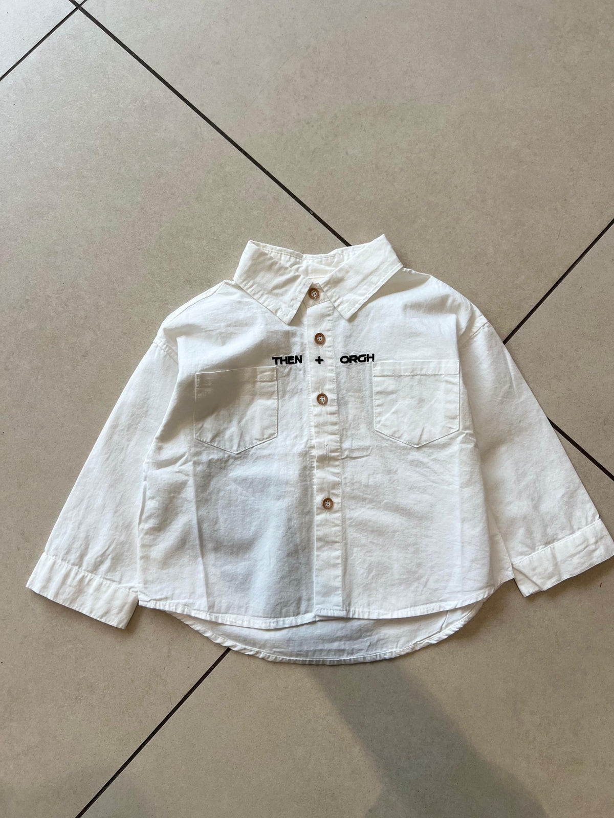 Classic Button-Down Casual Shirt for Boys | Ages 4–6, cuff detail, aataa kidd