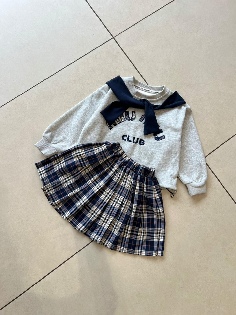 Coordinated Top and Bottom Casual Set for Girls | Ages 3–5, lifestyle view, aataa kidd