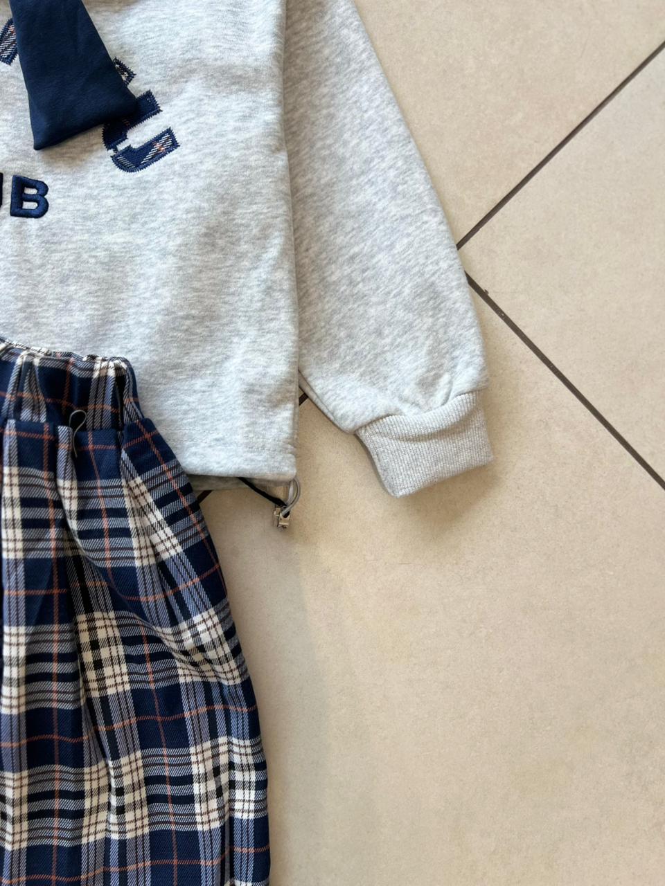 Coordinated Top and Bottom Casual Set for Girls | Ages 3–5, detail view, aataa kidd